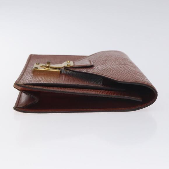 LOUIS VUITTON Epi Serie Dragonne Hand Bag Brown M52618 - Picture 4 of 16